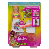 Mattel GBK17 Кукла Mattel Barbie Crayola Фруктовый сюрприз 2 вида