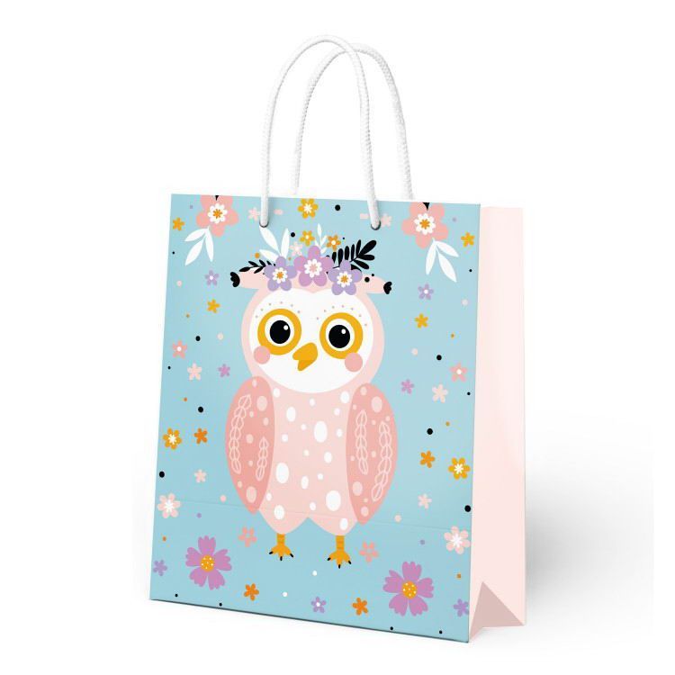 ND Play 300088 Пакет подарочный ND Play Совушка, большой 250*350*100 мм