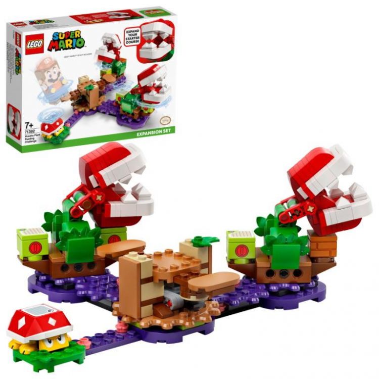 LEGO (Лего) 71382-L Конструктор LEGO Super Mario Дополнительный набор «Загадочное испытание растения-пираньи»