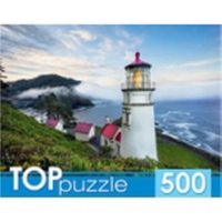 Рыжий кот ГИТП500-4209 TOPpuzzle. Пазлы 500 элементов. МАЯК У МОРЯ