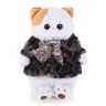 BUDI BASA LK24-009 Мягкая игрушка Кошечка Ли-Ли в шубке с бантиком, 24 см