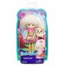 Mattel FNH25 Энчантималс Кукла Лорна Барашка с любимой зверушкой, 15 см
