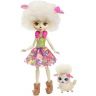 Mattel FNH25 Энчантималс Кукла Лорна Барашка с любимой зверушкой, 15 см