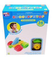 ABtoys PT-00784 Конструктор со щетинками "Кид Блок", 36 деталей