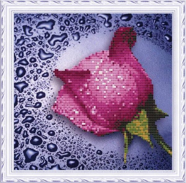 Color Kit 80212 80212/Розовая роза - мозаичная картина