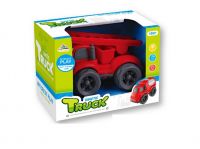 Junfa C-00400 Машинка ABtoys Спецтехника Пожарная машина с лестницей, 10х7х8см