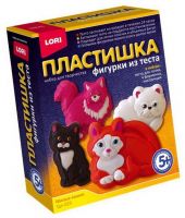 LORI Тдл-023 Пластишка Набор для творчества Фигурки из теста Милые кошки
