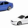 RMZ City 344003S Машина металлическая BMW M5, 1:64, цвет белый/синий