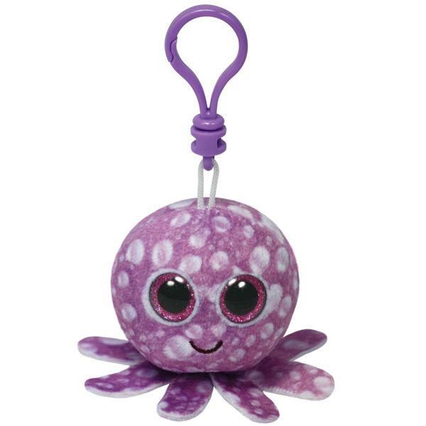 TY 33002 Брелок Мягкая игрушка Осьминог Legs Beanie Boo's, 12,7см