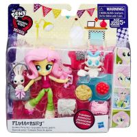 Hasbro B6358 Equestria Girls Minis Мини-кукла Флуттершай Пижамная вечеринка