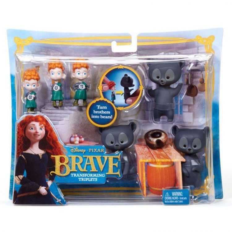 Mattel V1813 Набор DeLuxe Храбрая сердцем "Братья-тройняшки"