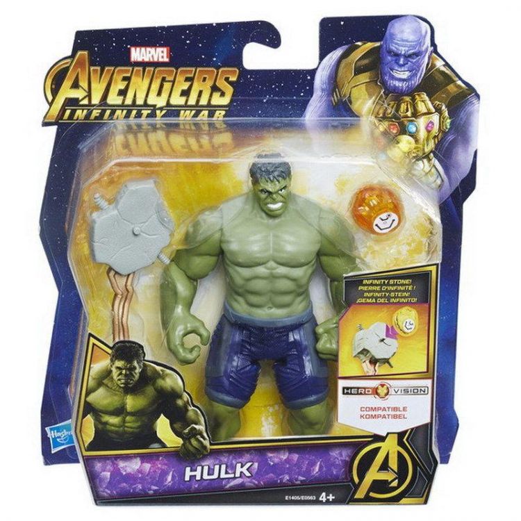 Hasbro E1405 Avengers Movie Мстители с камнем делюкс, Hulk