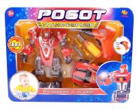 ABtoys C-00186 Робот трансформер 3 в 1, в наборе с инструментами