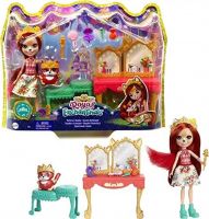 Mattel GYJ05 Энчантималс Игровой набор Викторианский туалетный столик с куклой Фабрина Фокс и Фриск
