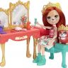 Mattel GYJ05 Энчантималс Игровой набор Викторианский туалетный столик с куклой Фабрина Фокс и Фриск