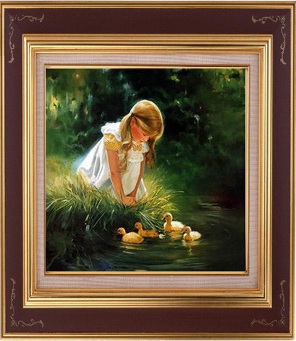 Color Kit CK023 Картина из страз алмазная У пруд