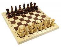 Десятое королевство 02845ДК Игра настольная Шахматы деревянные