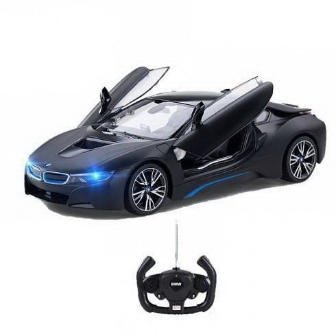RASTAR 71060MB Машина р/у 1:14 BMW i8 черный матовый RASTAR 71060MB Машина р/у 1:14 BMW i8 черный матовый