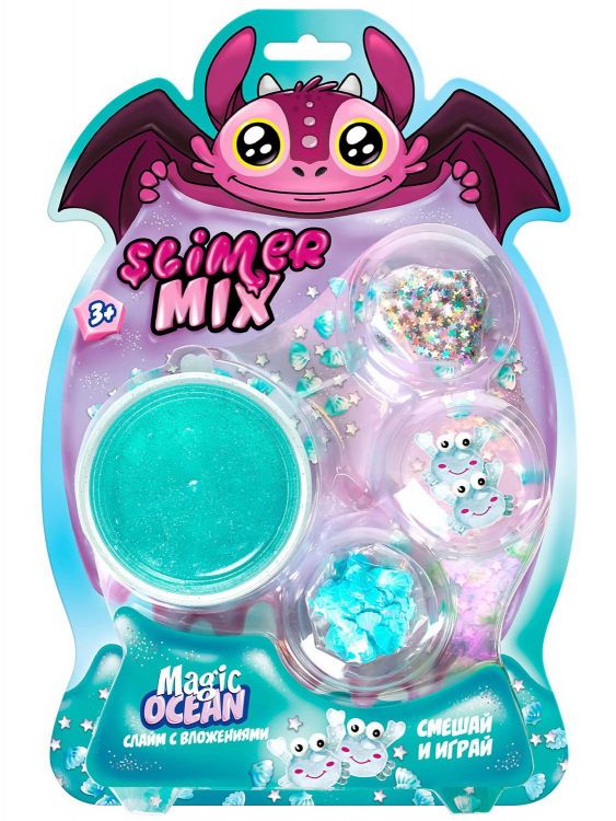 Slimer SR152 Набор для эксперементов Slimer Magic OCEAN 180г