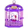 Little Live Pets 28358 Интерактивная птичка Bessie Bestie в клетке, белая