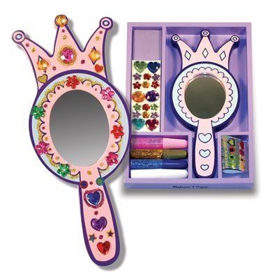 Melissa&Doug 3096 Зеркало принцессы деревянное, набор для творчества