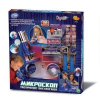 AB-toys 2131 Микроскоп с аксессуарами, 50 предметов