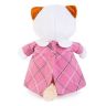 BUDI BASA LK24-007 Мягкая игрушка Кошечка Ли-Ли в розовом платье с серой сумочкой, 24 см
