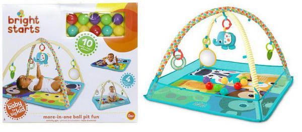 Bright Starts 11154 Коврик развивающий «Слонёнок», с шариками Bright Starts 11154 Коврик развивающий «Слонёнок», с шариками