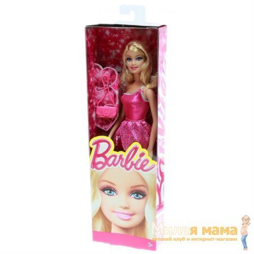 Mattel BCN35 Кукла Барби Сияние моды, в розовом платье