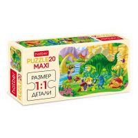 Hatber 20ПЗ5-11329 Пазл Пикник с Дино, 20 элементов