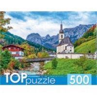 Рыжий кот ГИТП500-4211 TOPpuzzle. Пазлы 500 элементов. ГОРНЫЙ ПЕЙЗАЖ
