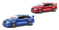 RMZ City 554009 Машинка металлическая Subaru WRX STI, 1:32, цвет синий/красный