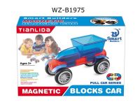 JUNFA 383j Tianlida Магнитный конструктор Машинка, 5 деталей