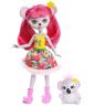 Mattel FNH24 Энчантималс Кукла Карина Коала с любимой зверушкой, 15 см