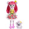Mattel FNH24 Энчантималс Кукла Карина Коала с любимой зверушкой, 15 см