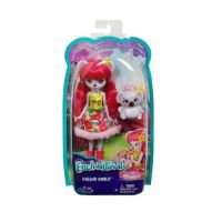 Mattel FNH24 Энчантималс Кукла Карина Коала с любимой зверушкой, 15 см