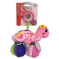 Infantino 5053 Подвесная  игрушка «Черепашка», розовая