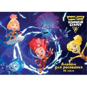 Centrum 88850 Альбом для рисования "Фиксики" 24 листа, на скрепке