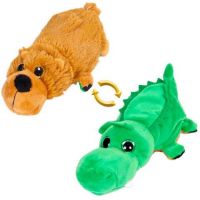 AB toys M5008 Мягкая игрушка Перевертыши Медведь/Крокодил, 16 см