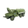 ABtoys M7711-3A Автоцистерна военный бензовоз "Урал", со звуком и светом, 20.5×10.3×9.5 см