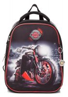 Hatber NRk-30038 Рюкзак Hatber ERGONOMIC MOTORS 37X29X17 СМ EVA материал светоотражающий 2 отделения на молнии с расширением