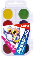 LORI Акл-002 Акварель детская 8 цветов