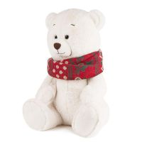 Maxitoys Luxury MT-TS092002-34 Мягкая Игрушка Maxitoys Luxury, Мишка Норди с Шарфом, 34 см