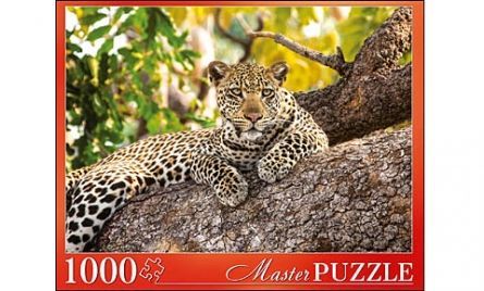 Masterpuzzle 6883 Пазл Леопард на дереве, 1000 элементов