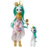 Mattel GYJ13 Энчантималс Кукла Королева Юнити и питомец Степпер, 20 см