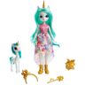 Mattel GYJ13 Энчантималс Кукла Королева Юнити и питомец Степпер, 20 см