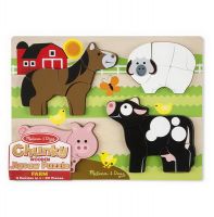 Melissa&amp;Doug 1891m Пазлы "Мои первые пазлы" Ферма