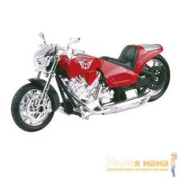 Motormax 76205 Коллекционная модель мотоцикла MX Series - Street Rod, красная