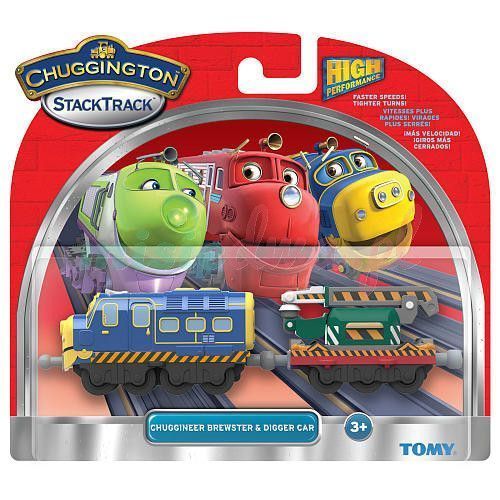 StackTrack Chuggington LC54125 Паровозик Брюстер с прицепом