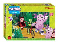 СТЕП ПАЗЛ 81128 Пазл STEP puzzle Лунтик Мельница 60 элементов